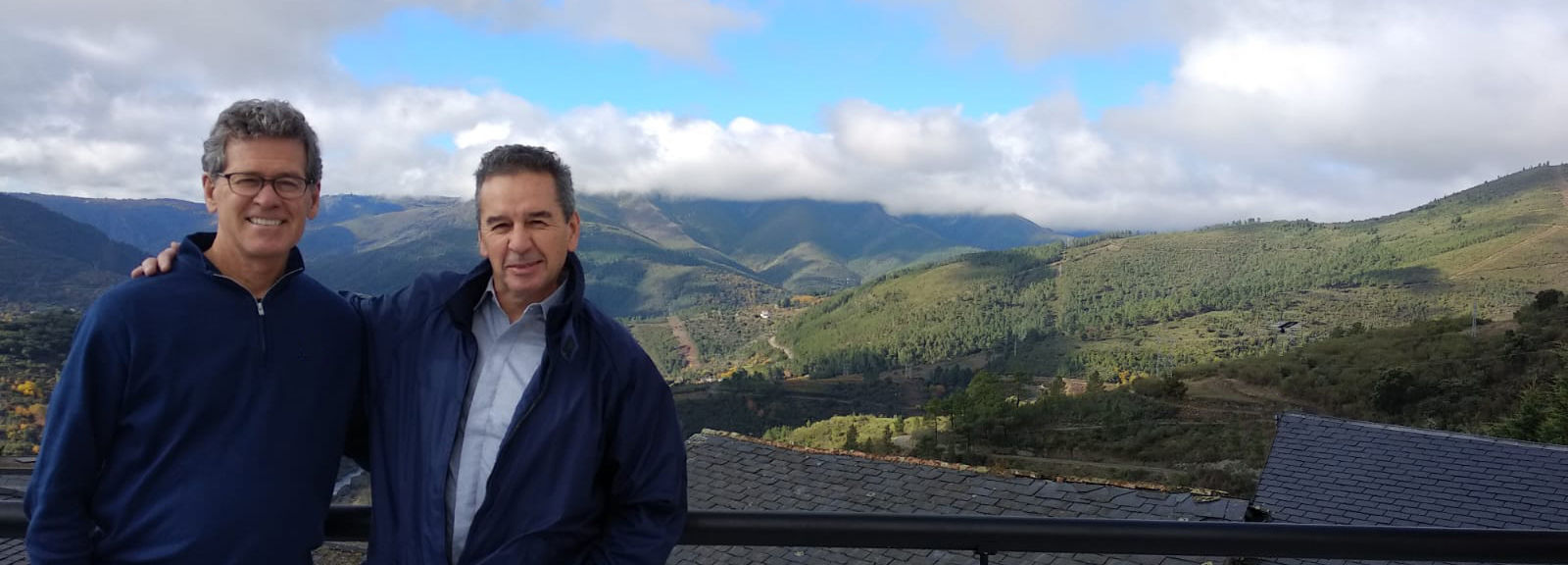 Paul Hobbs and Antonio Lopez in Galicia, Spain